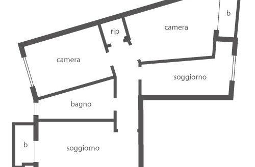 3 LOCALI + CUCINA ABITABILE